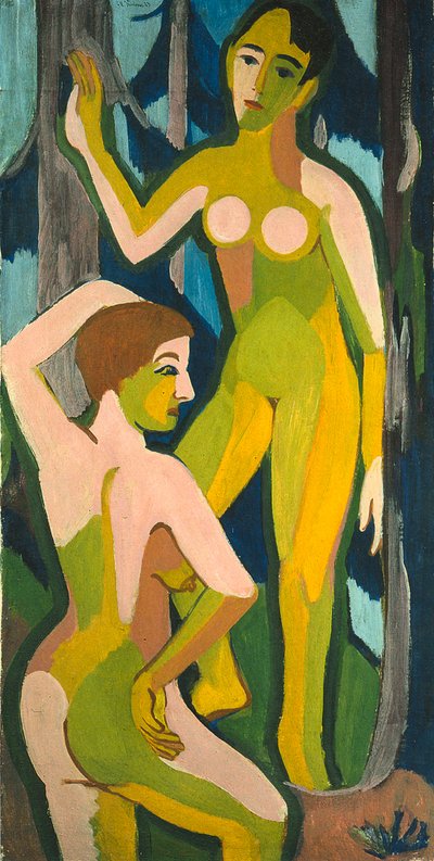 Deux nus dans la forêt - Ernst Ludwig Kirchner